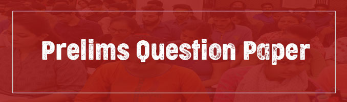 UPSC IAS Prelims Question Paper